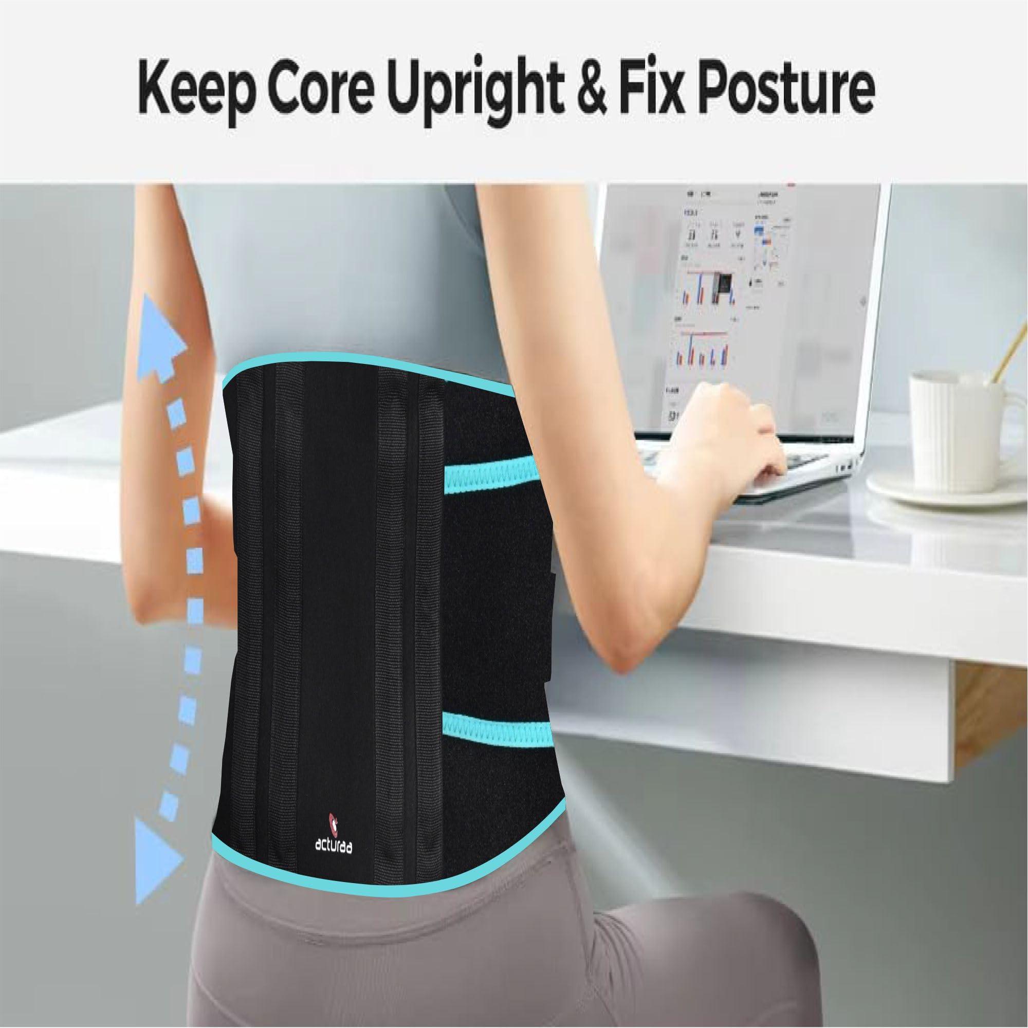 acturaa acturaa Plus Size Back Brace for Woman and Man - 2XL to 5XL Extra Large Lower Back Support with Straps and Compressions, Herniated Disc Back Pain Relief, Abdominal Plus Size Binder (Plus Size)
