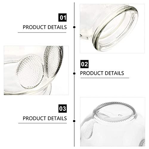 Generic ACM Acupuncture Hijama Fire Glass Cups Set of 16 Pieces for Fire Cupping Therapy