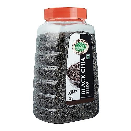 NATURE SMITH NATURESMITH FS JAR BLACK CHIA SEEDS-500g
