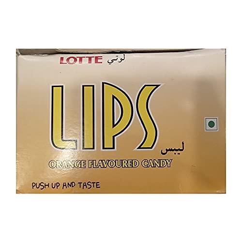 Lotte Lotte Lips, Orange Flavoured Candy, 420 g