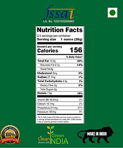 THE EDIBLES THE EDIBLES Combo Pack of Edible Seed Raw Pumpkin Seeds and Watermelon Seeds Tarbuj Magaj, Magaz Beej (250 gms each), 500 gms [Jar Pack]