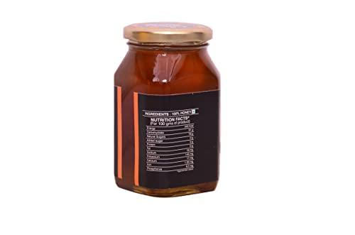 The Believers Choice The Believers Choice Raw Organic Forest Honey, Wild, Unprocessed, Unheated, Non Pasteurized, Original Honey 100% Pure and Natural, Collected from Deep Forest , 500 Gram jar