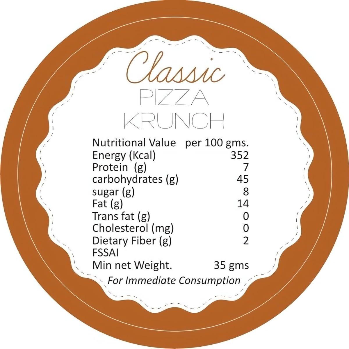 The Crunch Box The Crunch Box presents Special Family Pack | Classic Pizza Krunch Popcorn (175 gm) | Gourmet Popcorn for Healthy Snacking | Popcorn for Movie Nights, Game Nights, and Family parties