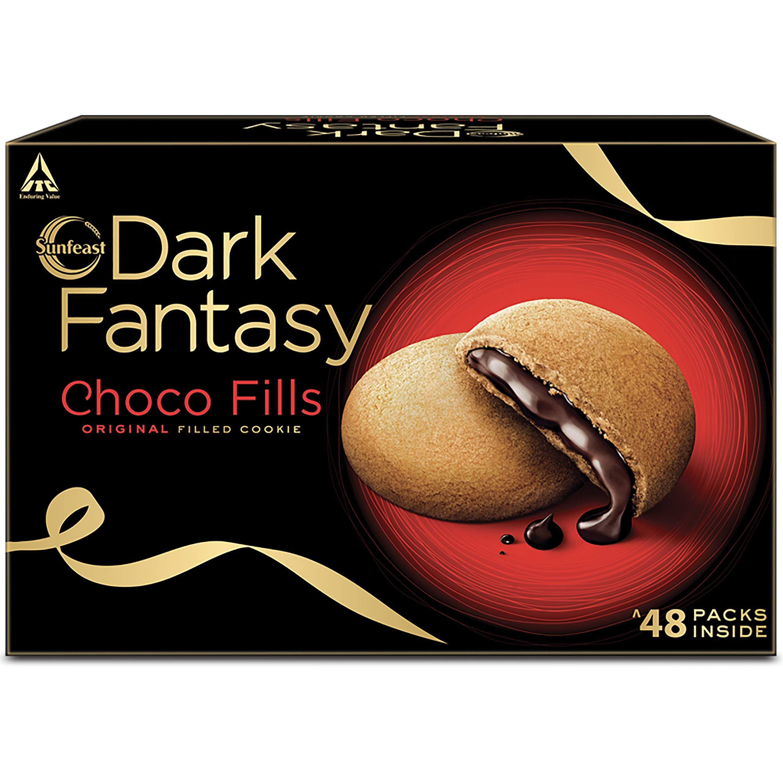Sunfeast Sunfeast Dark Fantasy Choco Fills, 600 g , Candyman Fantastik Treat Pack, Choco Wafer Rolls, 200g