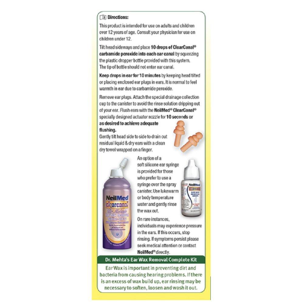 NeilMed NeilMed Clearcanal Ear Wax Removal Complete Kit 2.5oz (75mL)
