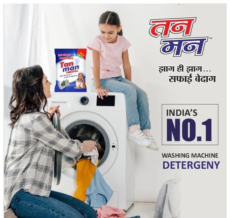 Tan man Tan Man Detergent & Superfine Washing Powder - 1 Kg (Pack of 3)