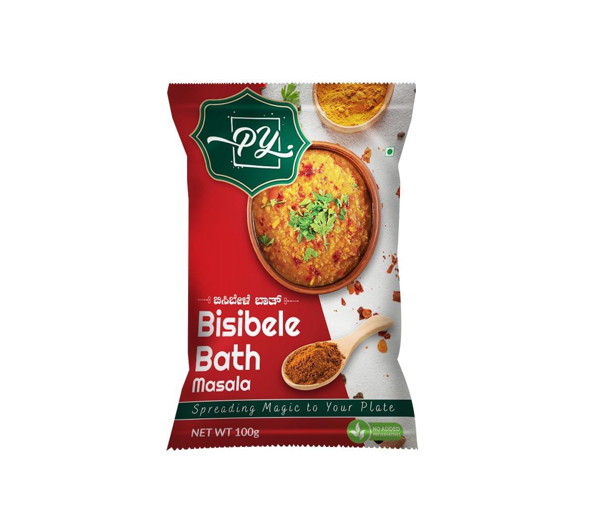 Py Py Traditionally made Masala Combo (Bisibelabath Powder, 5)