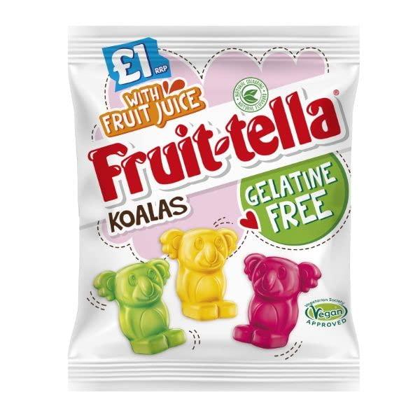 Fruit-tella Fruit-tella Koalas with Fruit Juice Gelatin Free,100g