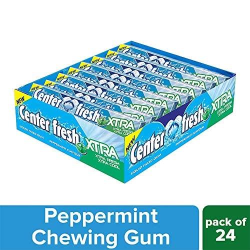 Center Fresh Center Fresh, Xtra Peppermint Flavour, Chewing Gum Stick Pack, 480 g- Pack of 24