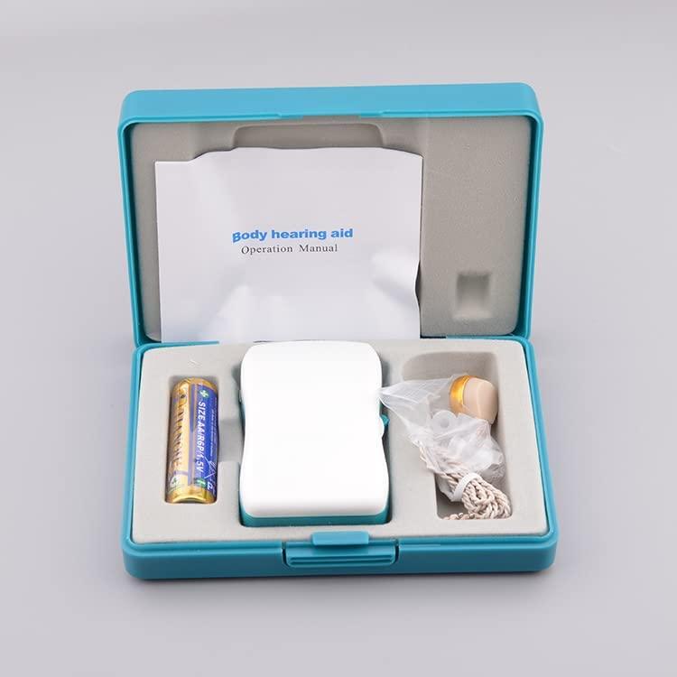 Enlinea Enlinea Pocket Sound Enhancer Hearing Amplifier F-16P Moderate Hearing Loss (3 Month Seller Warranty). White