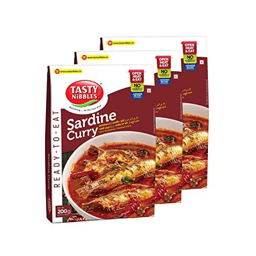 Tasty Nibbles Tasty Nibbles Ready to Eat Sardine Curry 200g x3(Pack of 3)