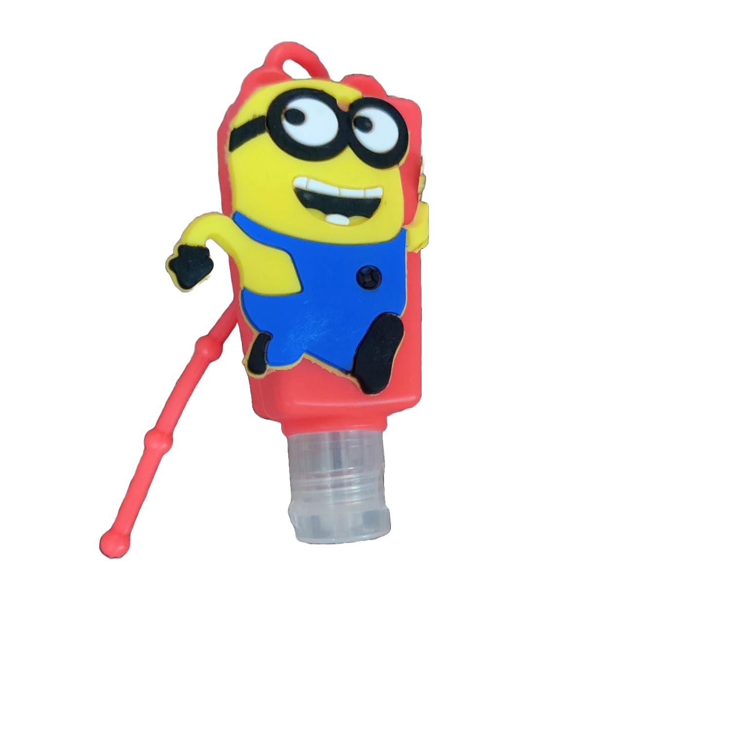 ANUSHIL ANUSHIL Hand Sanitizer Kids Keychain-Sanitizer Holder Keychain-Empty Travel Small Sanitizer Bottles For Kids Backpack Portable Refillable Kitty combo(Pack Of 2) (Cat) | Plastic