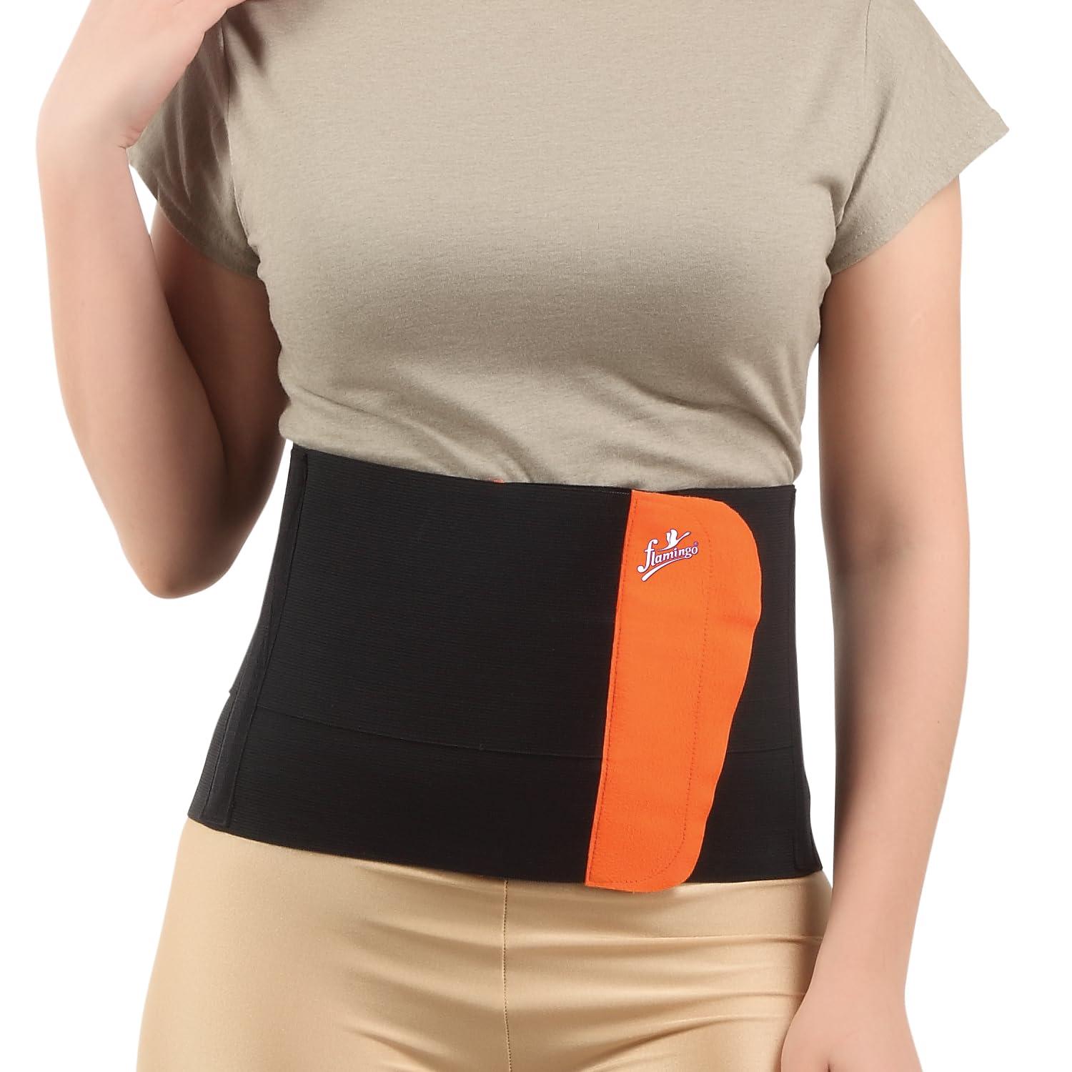 Flamingo Flamingo Abdominal Belt | Post-Surgery & Postpartum Support | Slimming & Pain Relief Compression Belt with Breathable Fabric | Adjustable Design for Men & Women | Size - Extra Large | Pack of 1