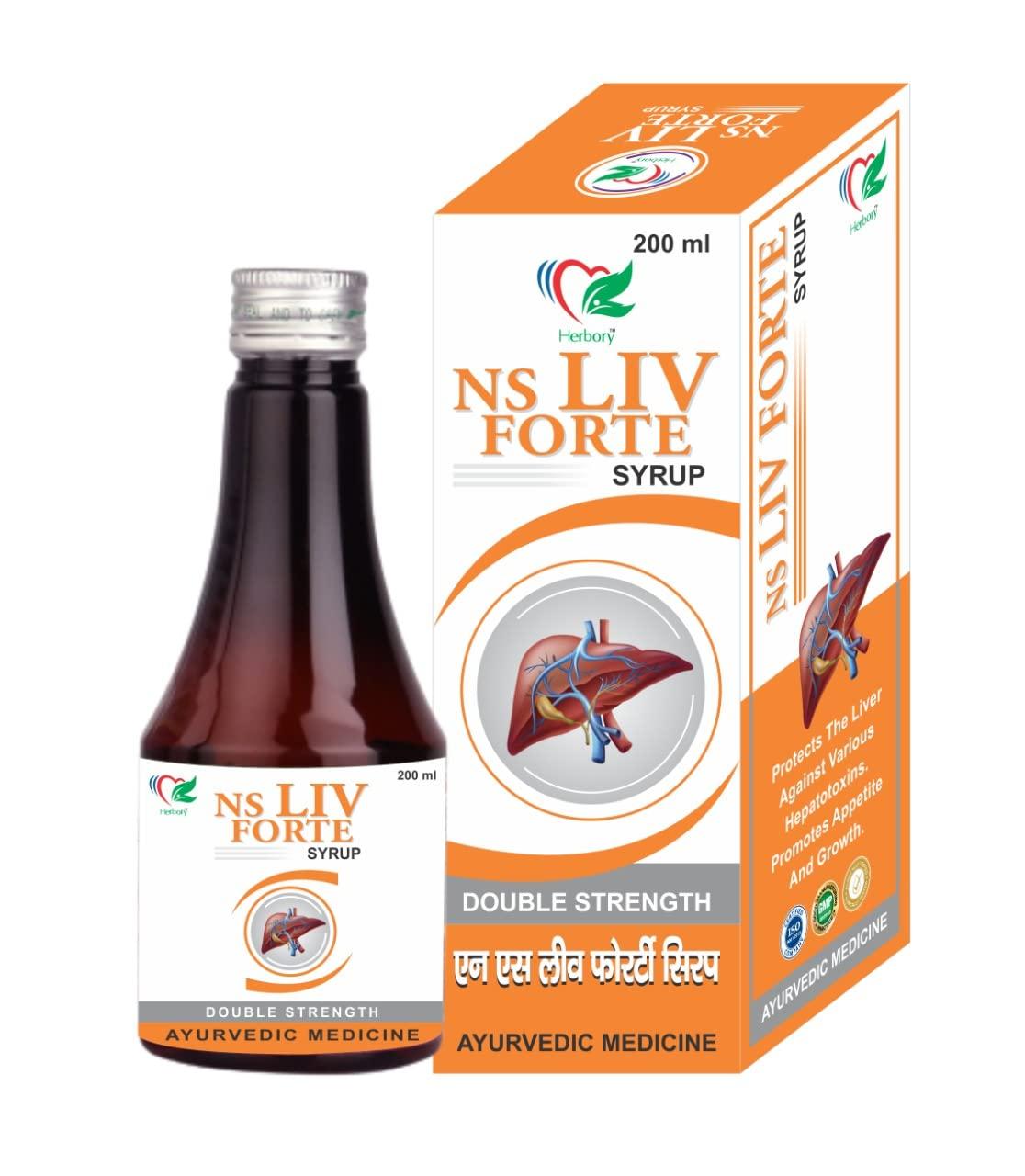 Herbory Herbory NS Liv Forte Syrup for Liver Protection and Detox - 200ml Pack of 1