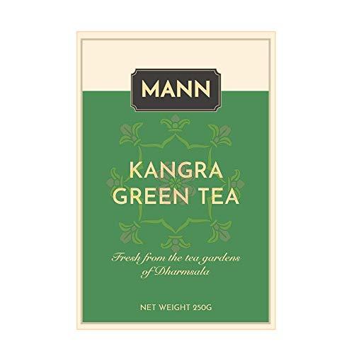 Mann Tea Mann Tea Kangra Green Tea Loose Leaf Himalayan Whole Leaf Tea, 250 g