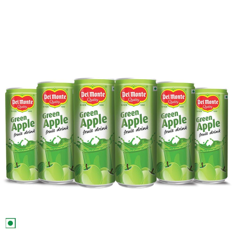 Del Monte Del Monte Green Apple Fruit Drink Gift Pack, Pack of 6, 240ml