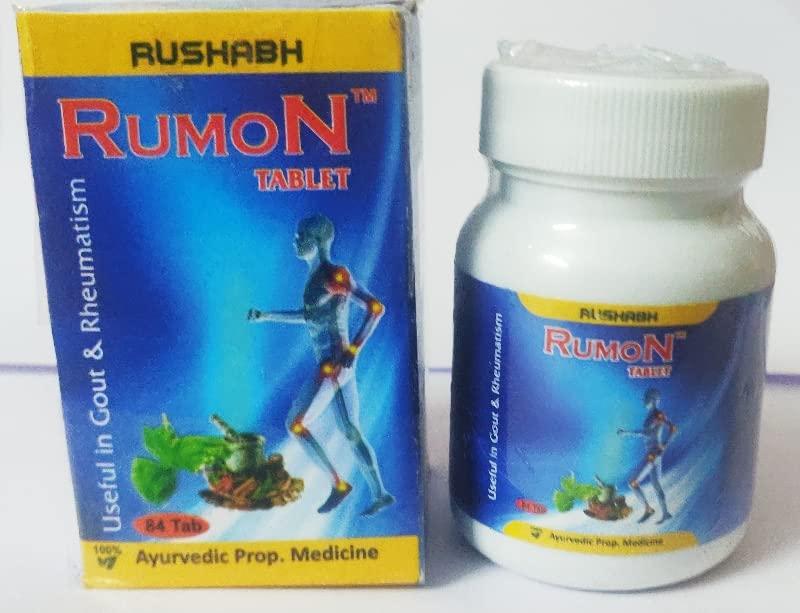 rushabh Rumon Tablets by Rushabh Gaharwar Pharma -(pack of 2 * 84 tablets) helpful in joint pain,Arthritis &swelling