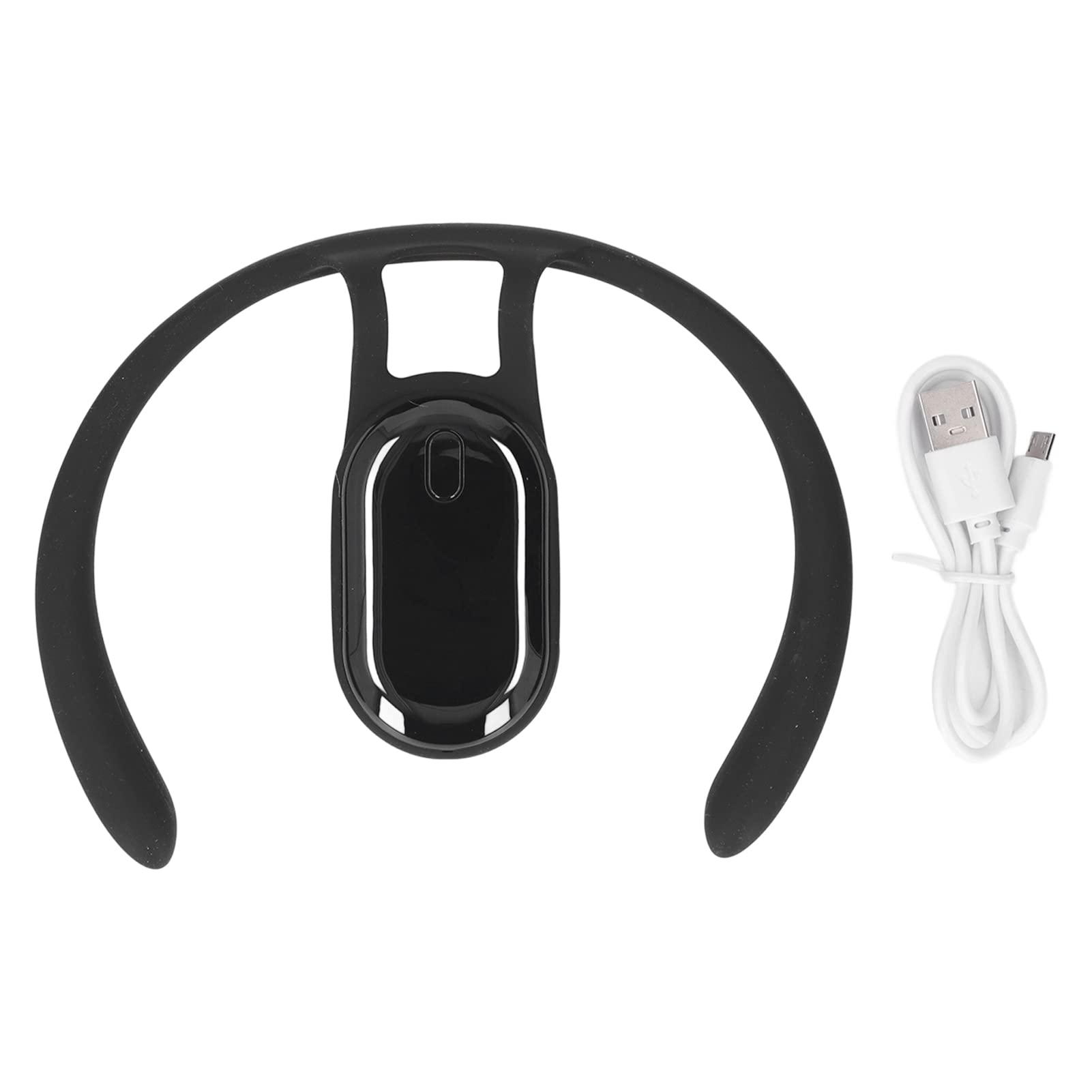 wowobjects WOWOBJECTS Soothing Neck Instrument, Lymphatic Drainage Device for Neck, Portable Neck Lymphatic Massager, Body Shaping Pose Reminder for Correct Posture, Belt Relief Massage Device for Adult |Black