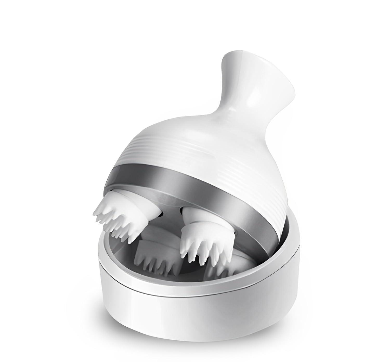 BIGXEN BIGXEN Electric Scalp Massager for Cat and Dog,Handheld Electric Pet Massager Massage Tool with 4 Massage Heads, 3 Speeds, Electric Pet Massager Head