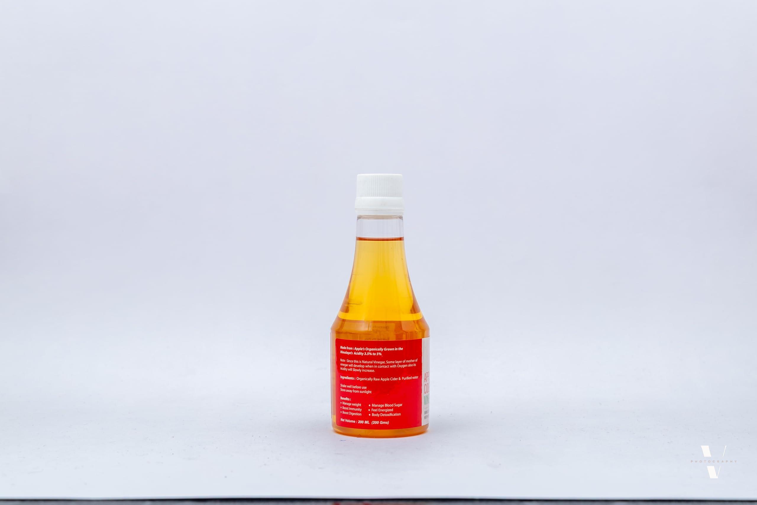 Alpha Foods Alpha Foods Raw-Unfiltered Organic Apple Cider with The Mother | Vegan, Gluten Free, Unpasteurized (200ml)