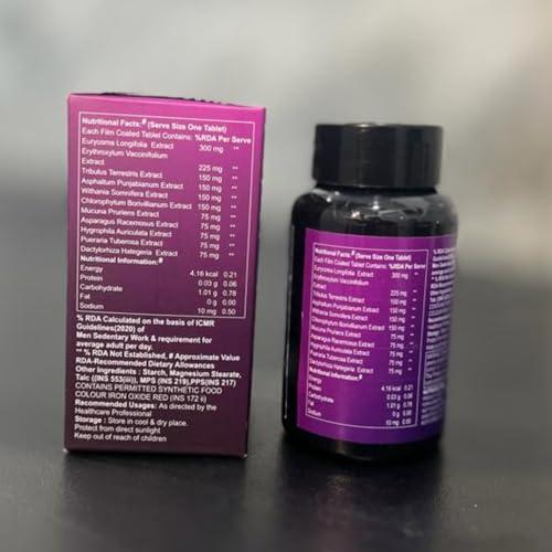 Generic Ero Gold Pro Tablets | Endurance | Longevity | Performance and Energy Booster for Men | Muscle Support | Faster Recovery | Increase Stamina | Herbal Extracts | Natural remedies | Improved Pleasure |