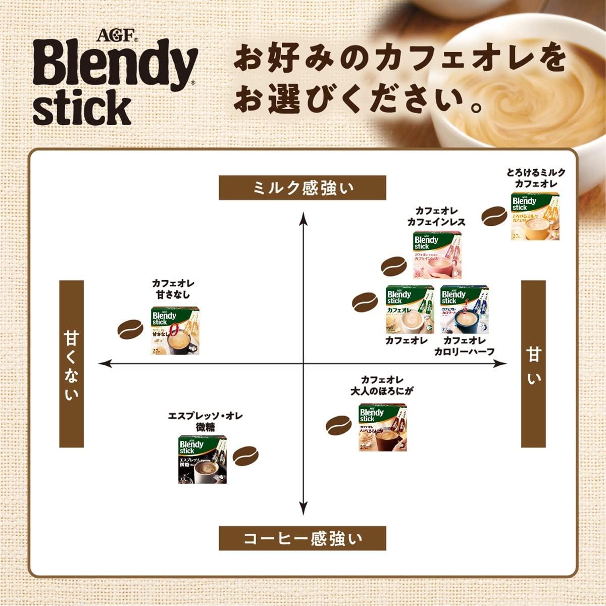 AGF AGF Blendy Stick Assortment 40 Sticks [Stick Coffee] [Assortment] [Gift] | Made in Japan