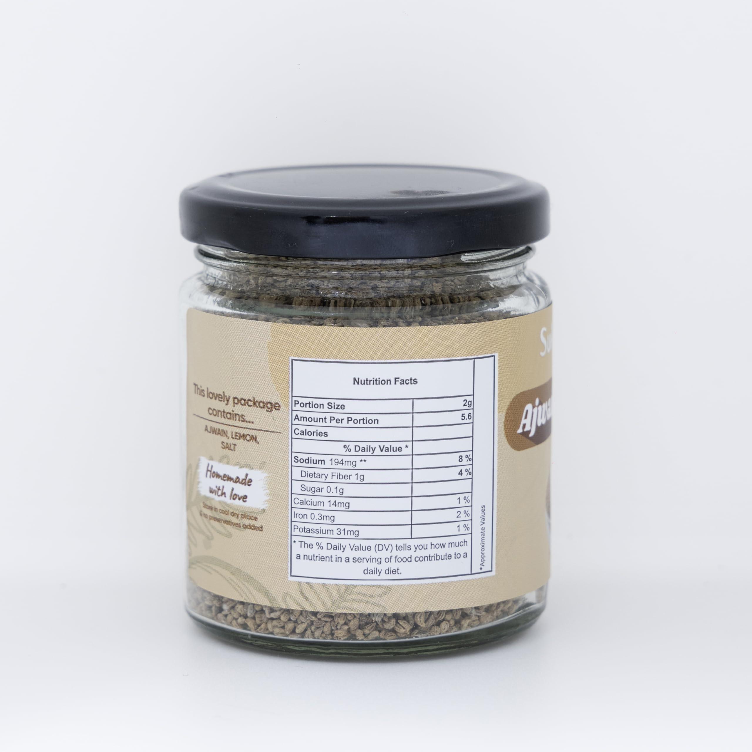 SUKHMUKH Ajwain Hajma I Homemade by SukhMukh I Healthy - Digestive I Mukhwas I Mouth Freshener I 50Gms Each (PACK OF 4)