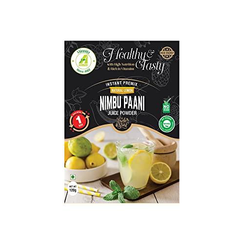 AARKAY Aarkay All Fresh Instant Healthy High Energy Jeera Soda And Nimbu Pani (Lemonade) Combo Premix Powder Drink (Pack of 2, 120g each)