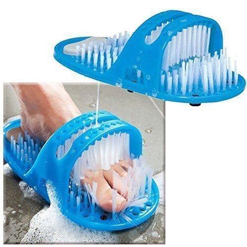 SEVIA Sevia Easy Foot Cleaner Shower Slipper for All Age groups Easy Feet Foot Cleaner sleeper Foot Cleaner Machine Foot Cleaning Brush (Multi Color)