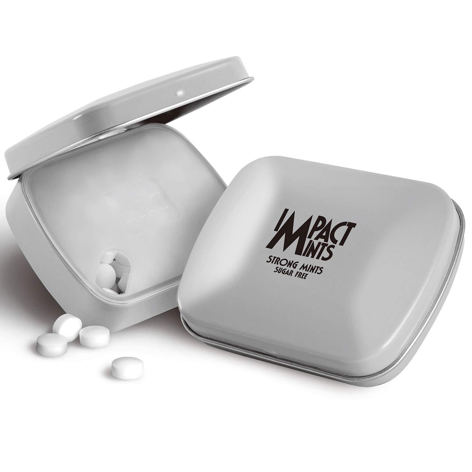 Impact Products Impact Sugar Free Mints- Strong Mint, 14g & Impact Mints Sugar Free Mints Honey Melon 14g, 14 g