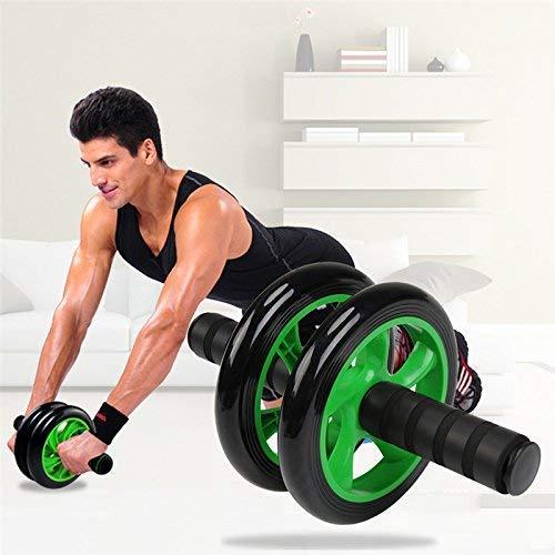 AR Mall AR Mall Pro Abdominal Double Ab Wheel Ab Roller Gym for Exercise Fitness Training Equipment Functional Workout Unisex