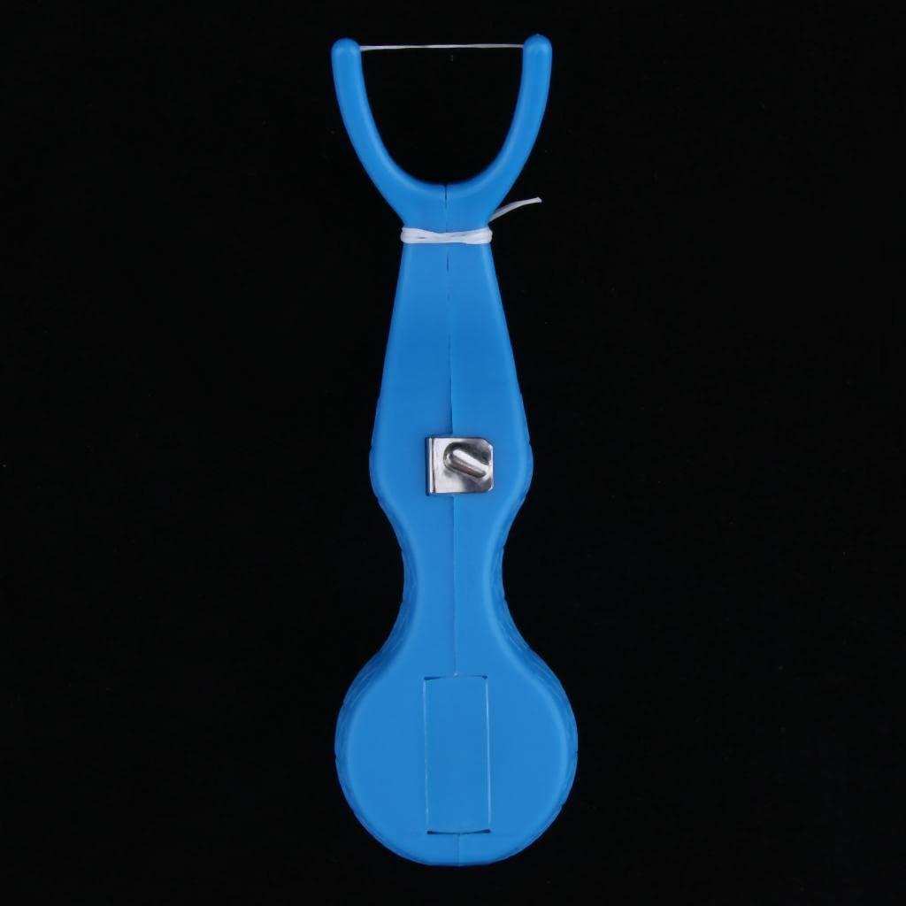 Losa LOSA Reusable Interdental Brush Floss Holder Bar Wand with 30 Meter Floss Blue