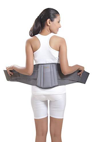 Braceon Brace on. Pain off Braceon Lumbo Sacral Belt | Lumbar Sacral Belt | Lumbo Support Belt for Back Pain | LS Support Belt for Women & Men | Lower Back Pain Relief Adjustable Straps Belt (Medium)