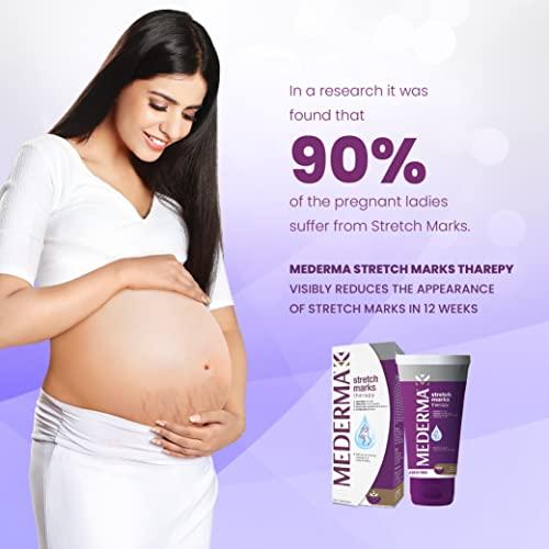 Mederma Mederma Stretch Marks Therapy | Stretch Mark Cream For Women & Men | Anti stretch mark cream during & After pregnancy (50g)