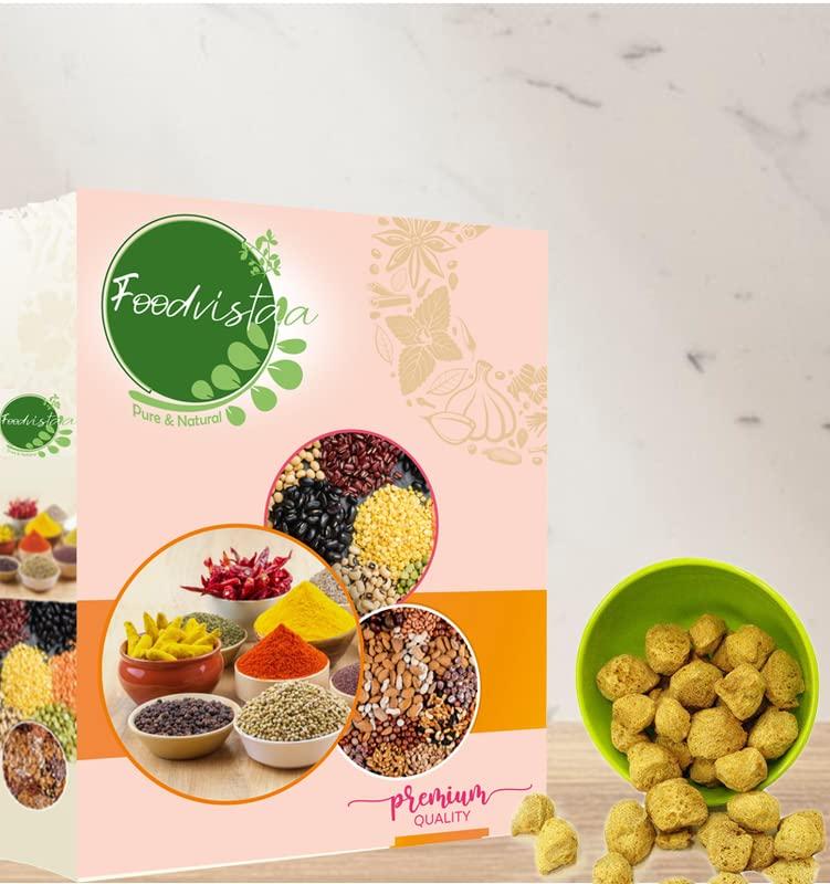 FOODVISTAA FOODVISTAA Pro Organic Life SOYA Chunk, SOYA Chunks Pantry, soyabean Chunks, SOYA Badi 200 grm