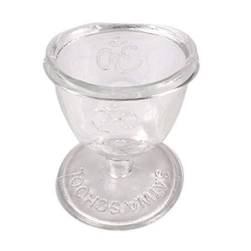 Generic Yoga Store Wala Jal Neti Pot Steel with 1 Rubber Neti, Tongue Cleaner & Eye Wash Cup 2 Pcs (Combo Pack)