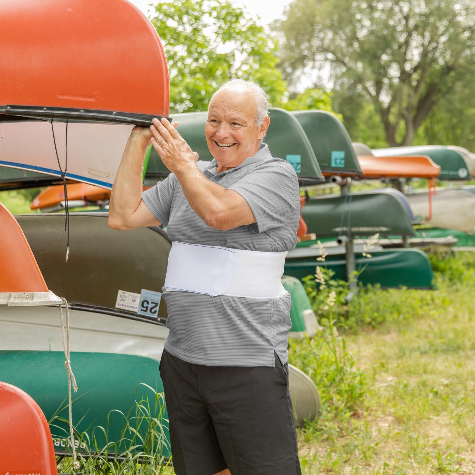 BraceAbility Universal Male : BraceAbility Rib Injury Wrap for Sore Or Bruised Ribs-Male