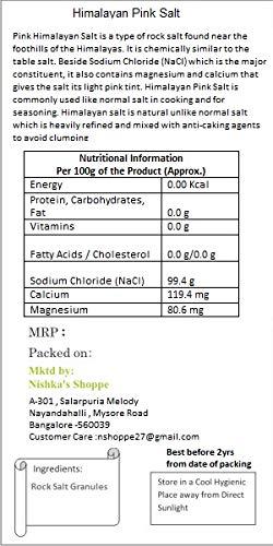 Nishkas Shoppe Himalayan Pink Rock Salt