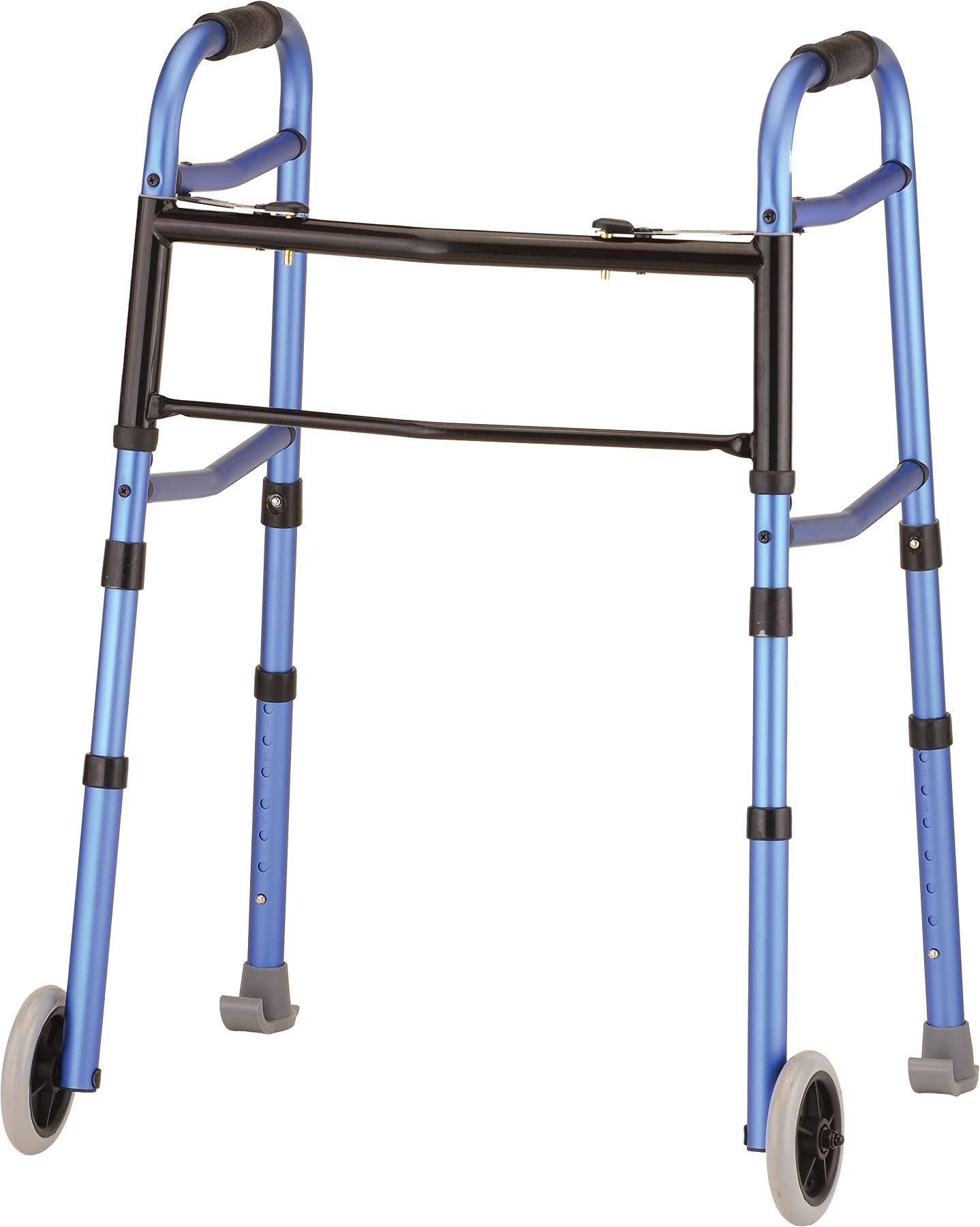 Nova NOVA Medical Products Walker Glide Skis for Heavy Duty Walker, One Pair, Gray