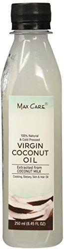 MAX CARE Maxcare Virgin Coconut Oil (Cold Pressed) 250ML + Maxcare Virgin Coconut Oil (Cold Pressed) 1000ML
