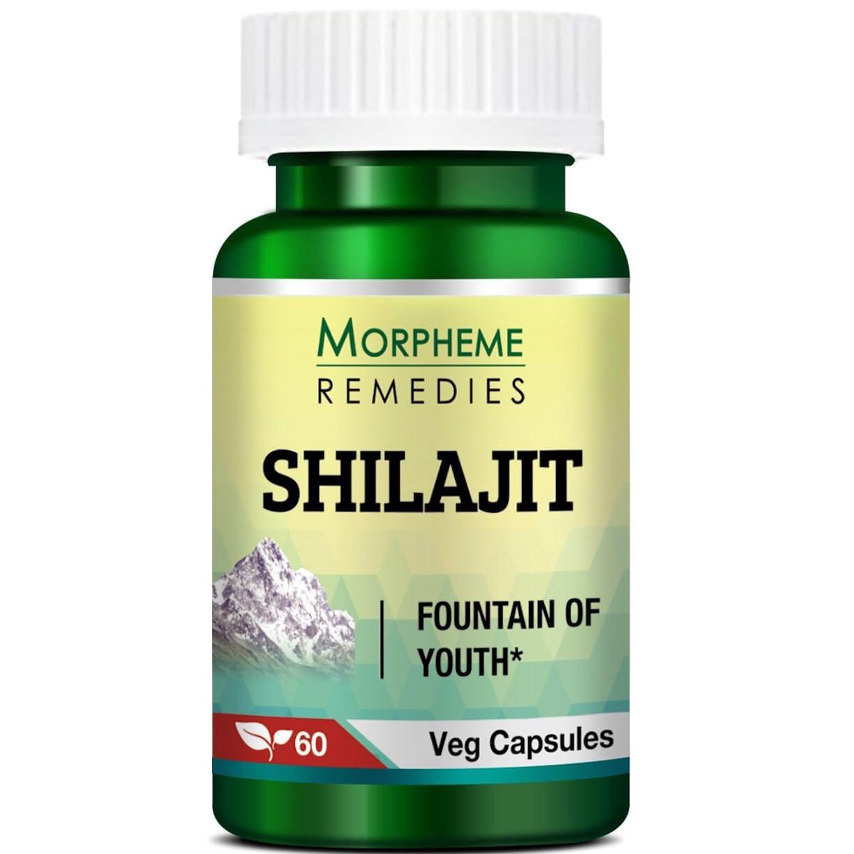 Morpheme Remedies Morpheme Remedies Shilajit 500mg Extract 60 Veg Caps - 6 Bottles