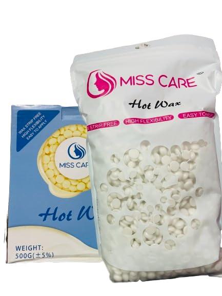Miss Care Miss Care 500GM HOT BEAN WAX (STRIPLESS) HAIR ROMVER FOR BODY WAXING, HOME,BEAUTY,SALON USE Wax