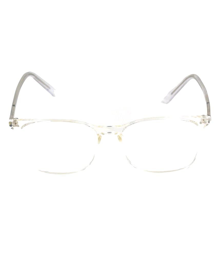 Sunnies SUNNIES Square Unisex Blue Cut Computer Glasses Anti-glare for Eye Protection (Zero Power) - SUNNIES-079-108