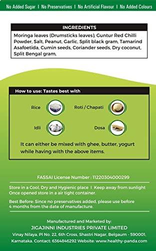 HEALTHY PANDA HEALTHY PANDA 100% Natural Pudina Chutney Power / Mint Leaves Chutney Powder (100 g x 4)