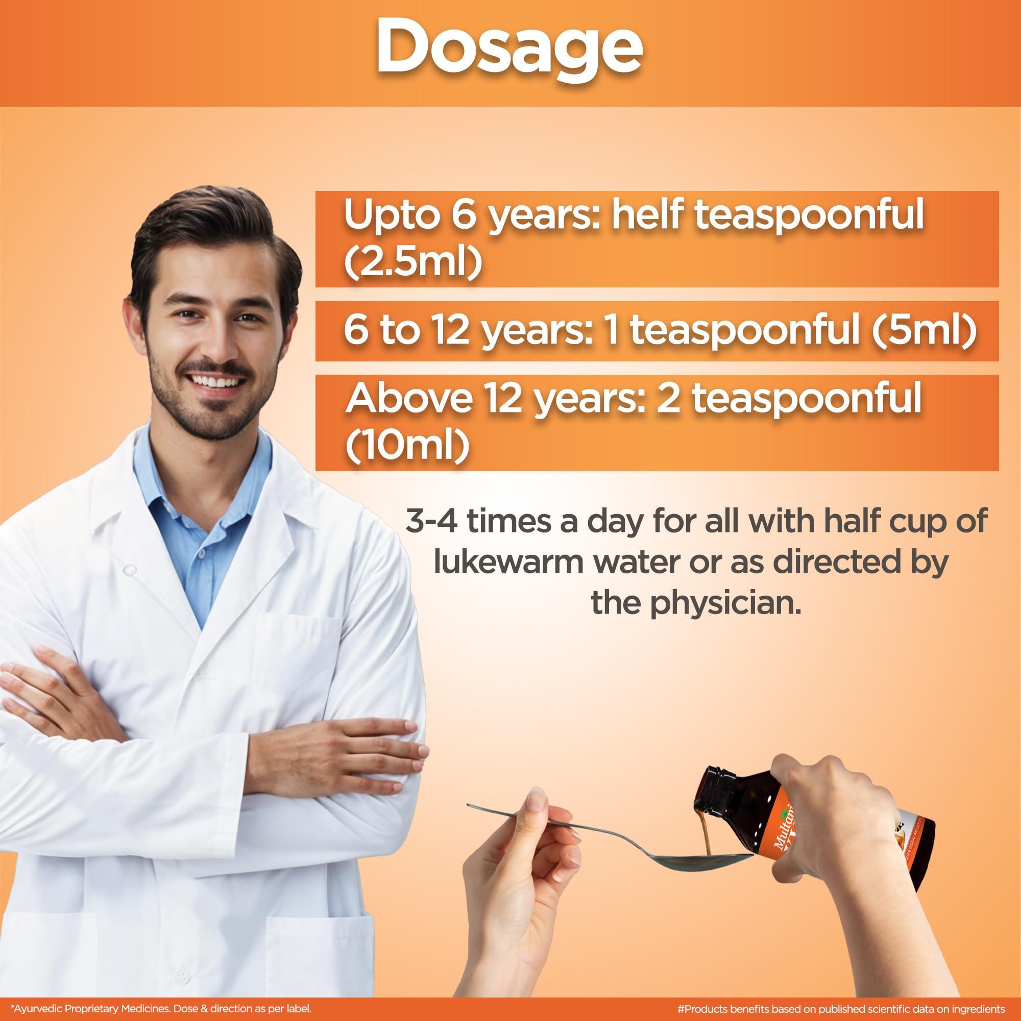 Multani Multani Kuka Honey Cough Syrup | Get Ayurvedic Relief from Throat Issue, Chest Congestion, All Types Of cough & Cold | Goodness Of Tulsi, Pippali, Satpudina & Other Herbs | 100 Ml