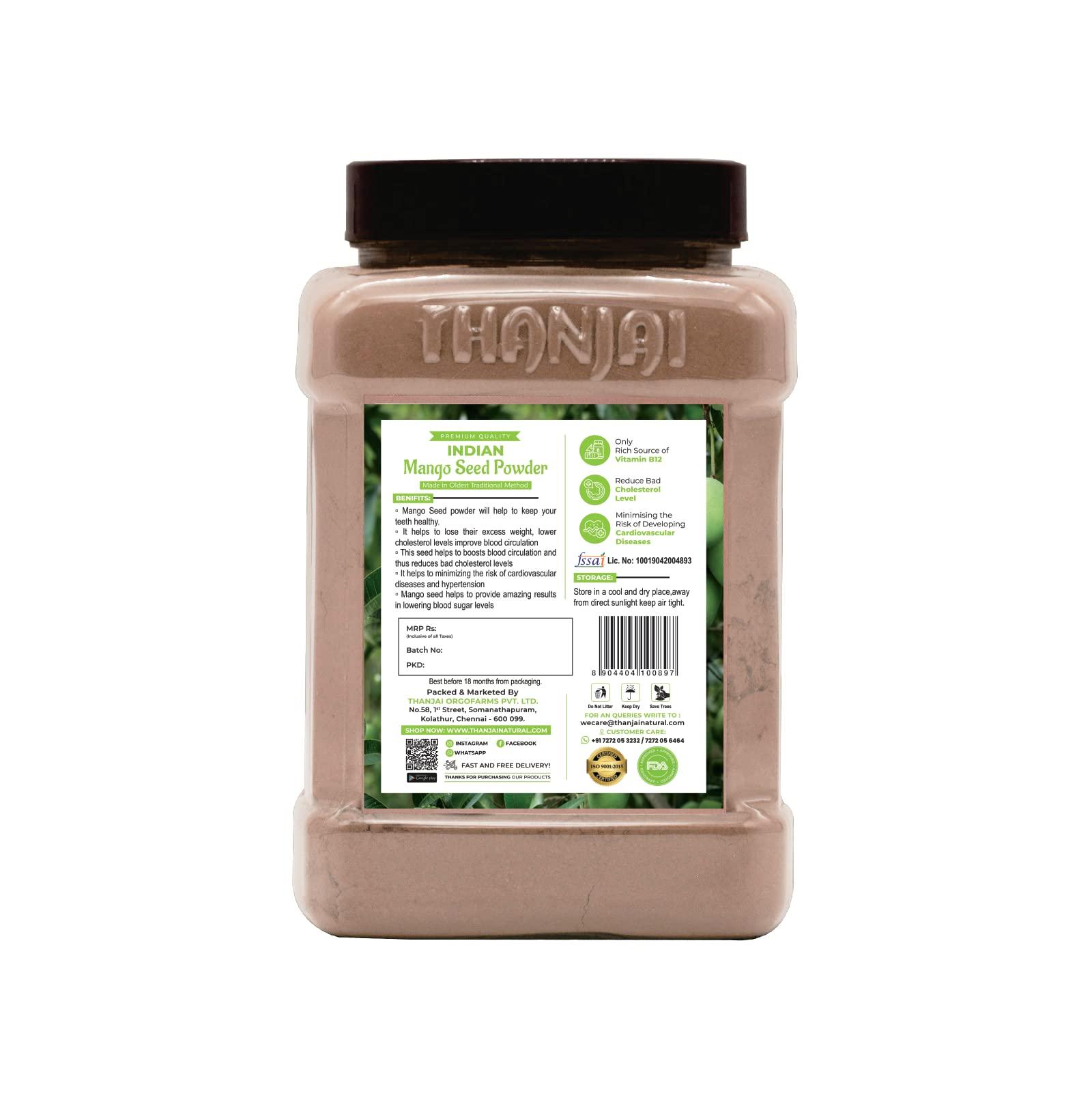 Thanjai Natural Thanjai Natural 500Grams Mango Seed Powder 100% Natural, Made in Oldest Traditional Method, No Preservatives