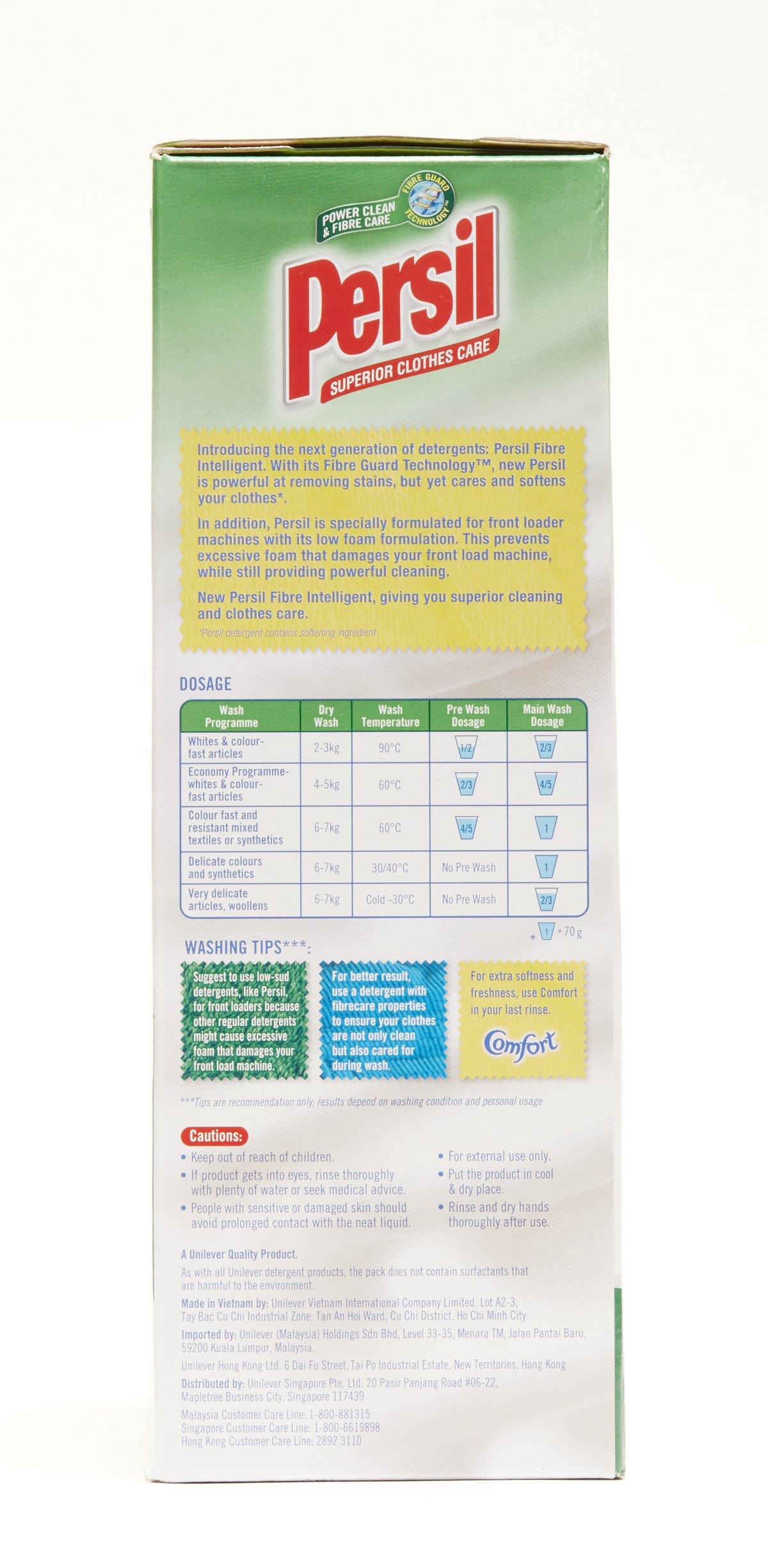 Persil Persil Power Clean and Fibre Care Detergent(superior clothes care) - 3 kg