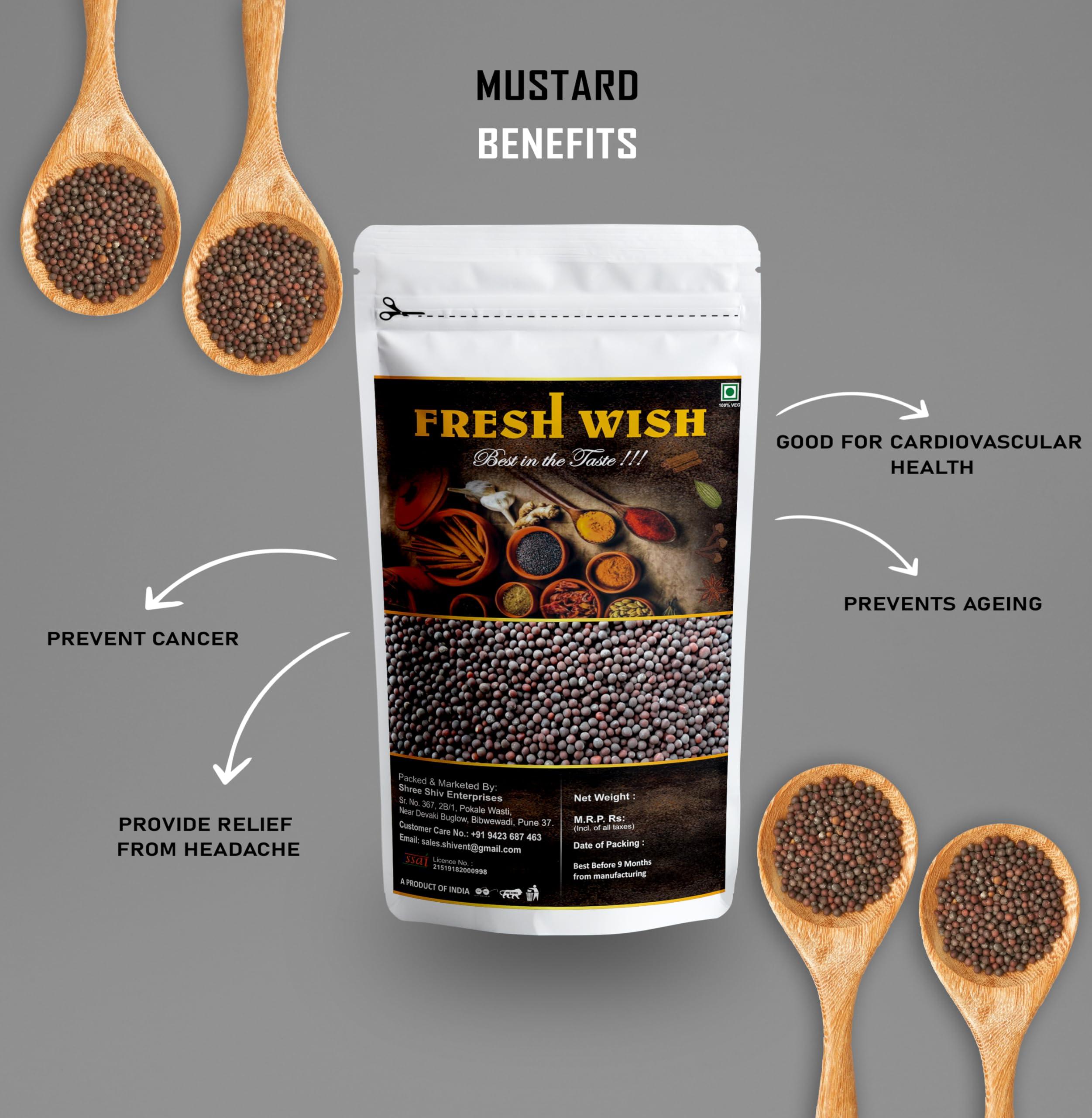Fresh Wish Fresh Wish Mustard (Rai Big) Seed 1KG
