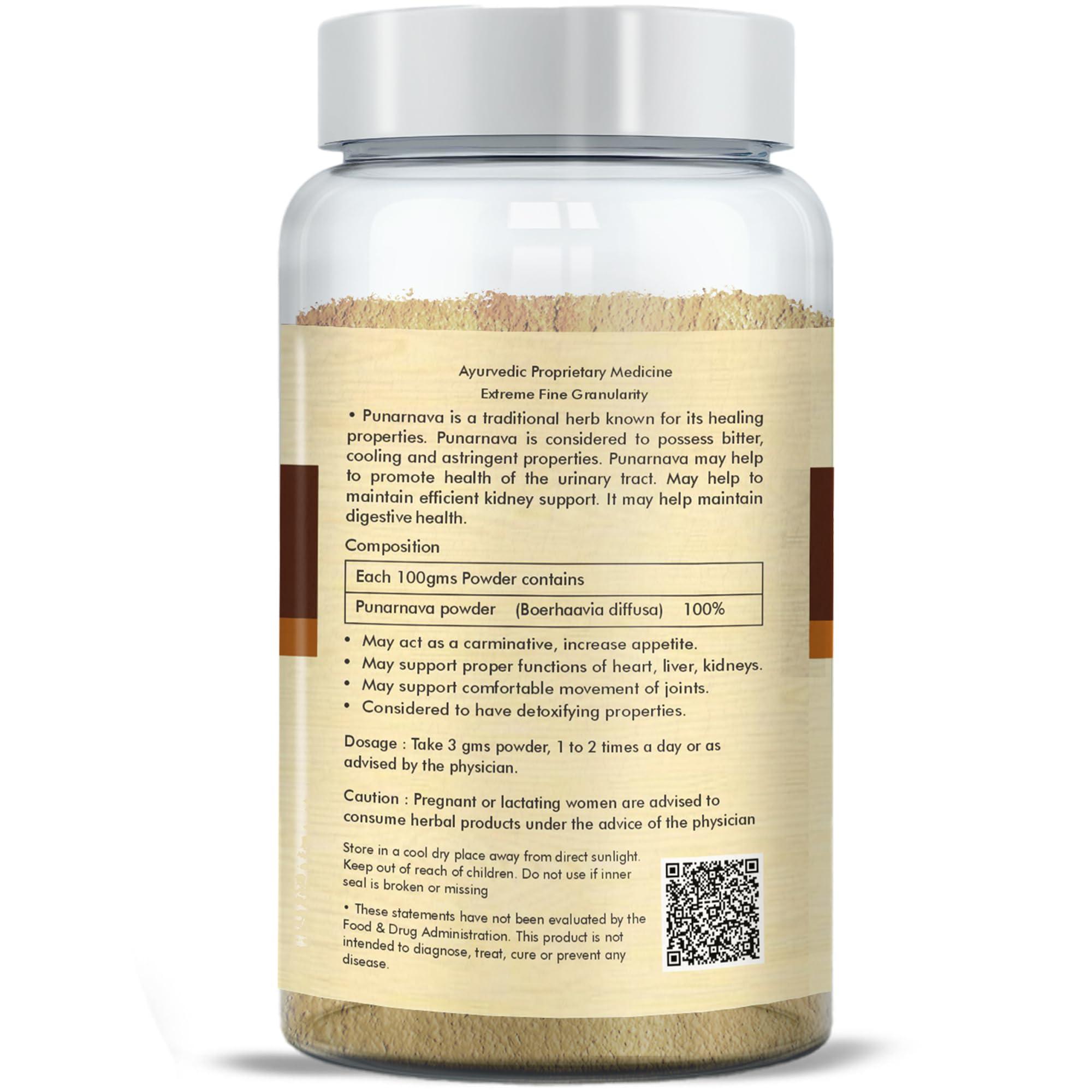 HERBAL HILLS Herbal Hills Punarnava Powder (100 Gms Pack of 4)