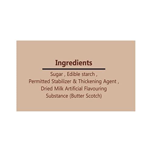 Dharmasut Premium Butterscotch Instant Ice cream Premix Powder Extra Softness 1050g (150g*7)